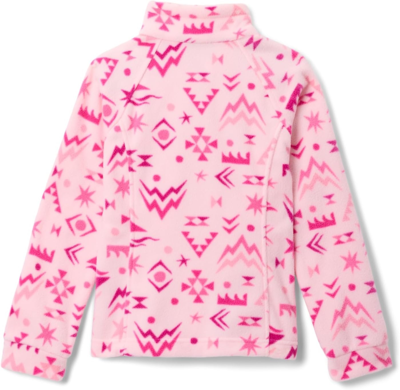 image:imageColumbia Youth Girls Toddler Benton Springs II Printed Fleece JacketSatin Pink Peaked