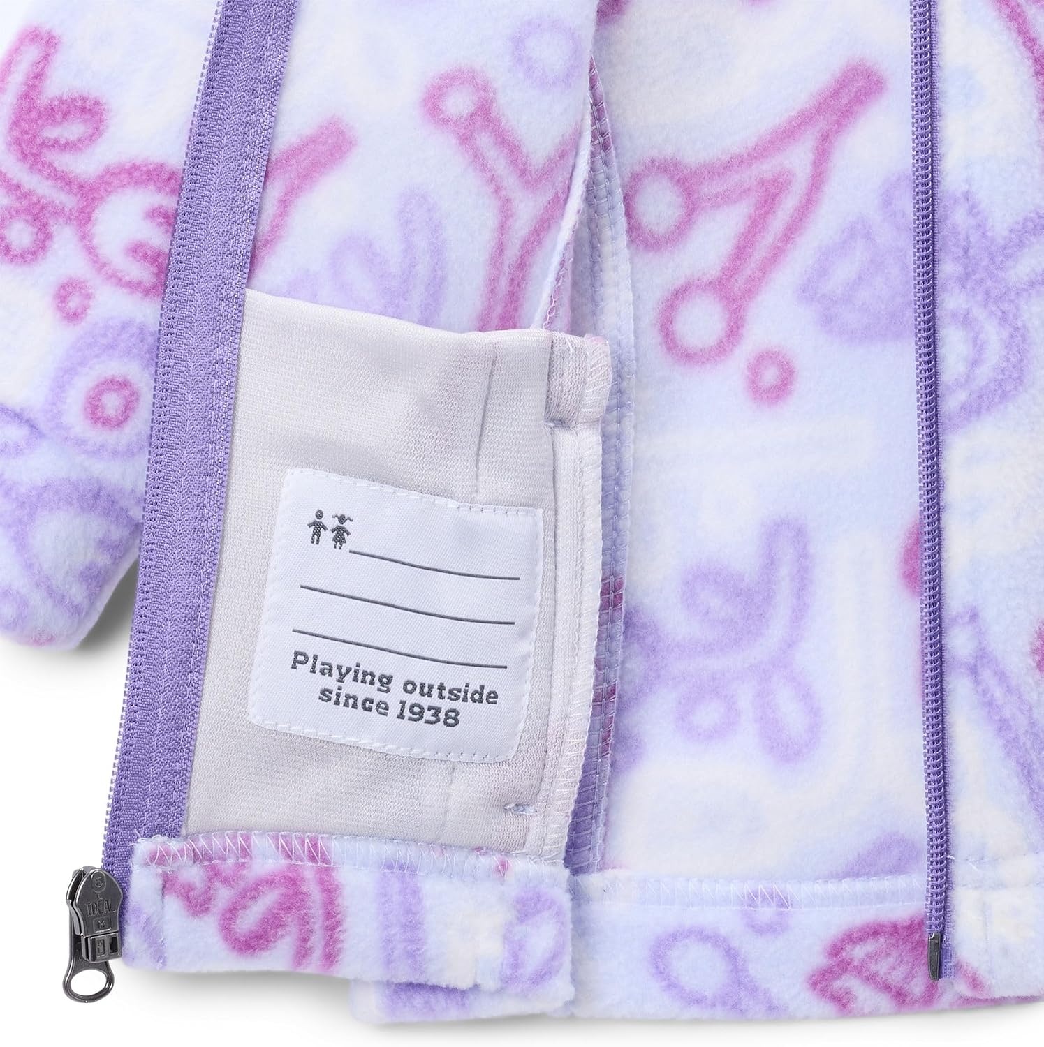 image:imageColumbia Youth Girls Toddler Benton Springs II Printed Fleece JacketSnowdrift Marker Made
