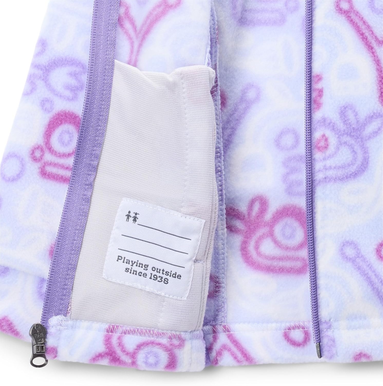 image:imageColumbia Youth Girls Toddler Benton Springs II Printed Fleece JacketSnowdrift Marker Made