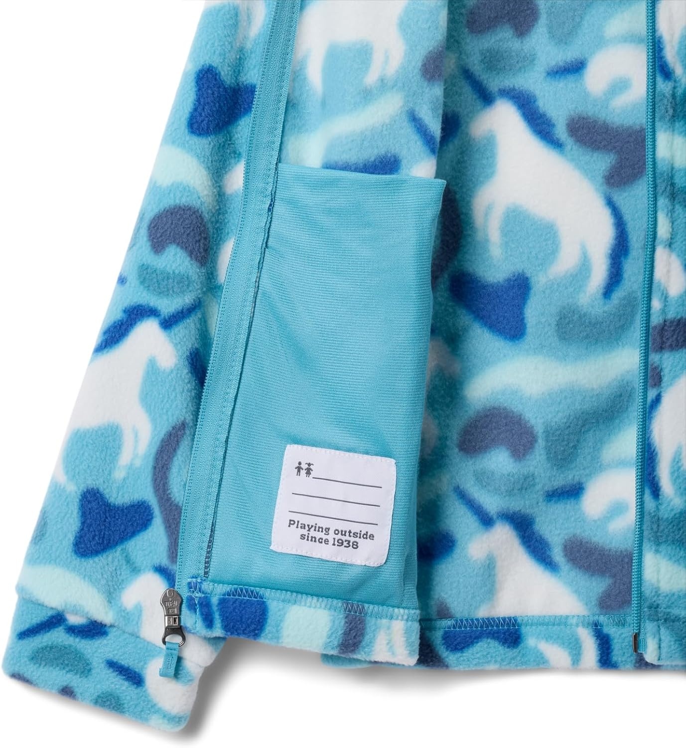 image:imageColumbia Youth Girls Toddler Benton Springs II Printed Fleece JacketVintage Blue Uniflauge