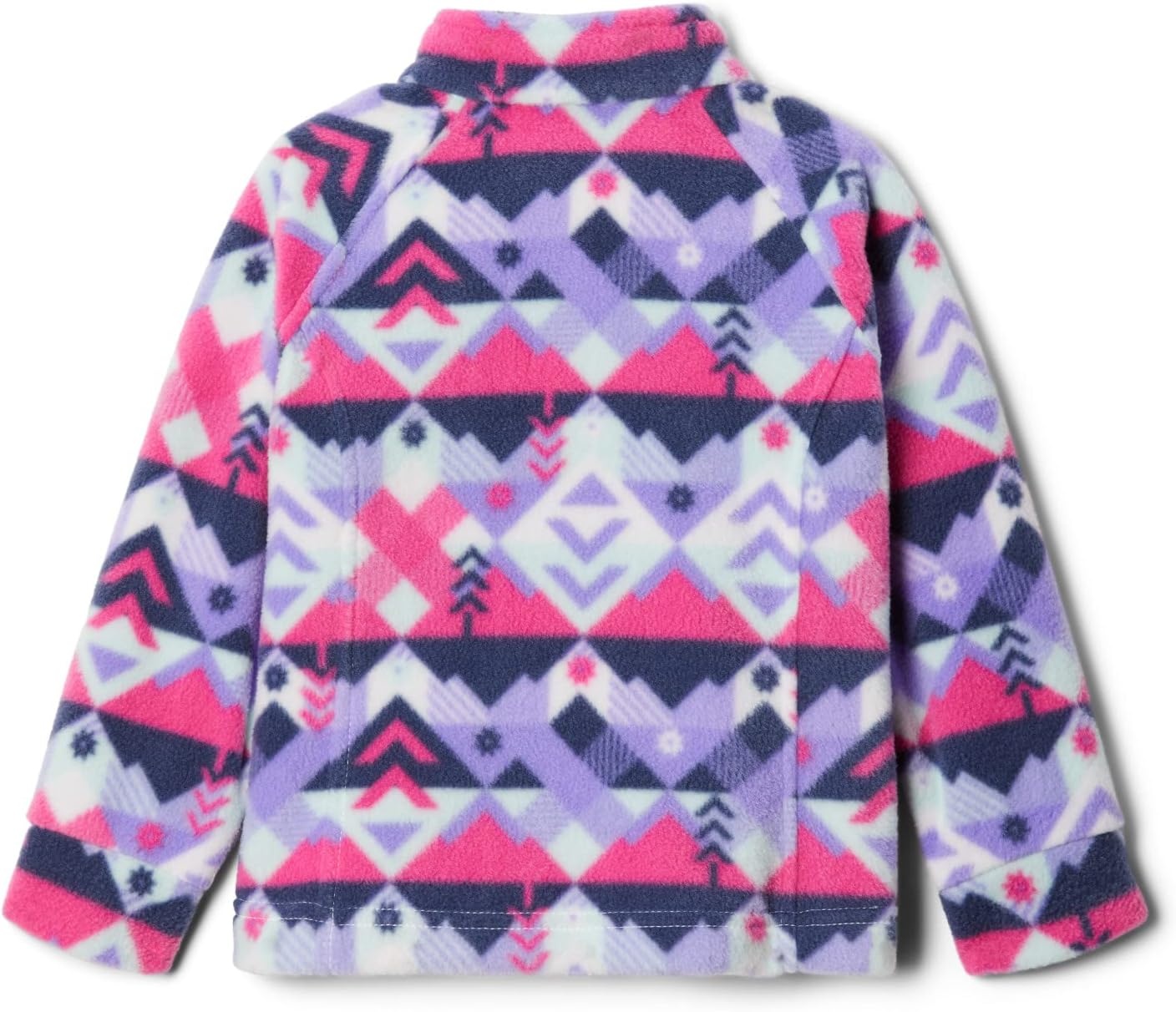 image:imageColumbia Youth Girls Toddler Benton Springs II Printed Fleece JacketWhite Checkpoint