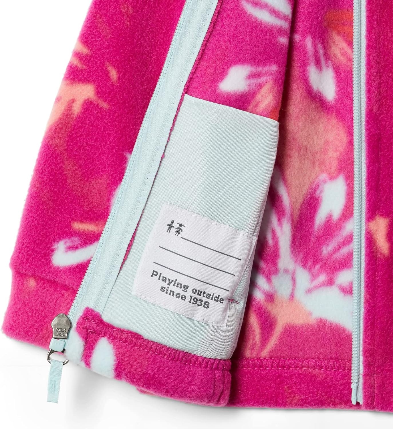 image:imageColumbia Youth Girls Toddler Benton Springs II Printed Fleece JacketWild Fuchsia Daisy Party Multi
