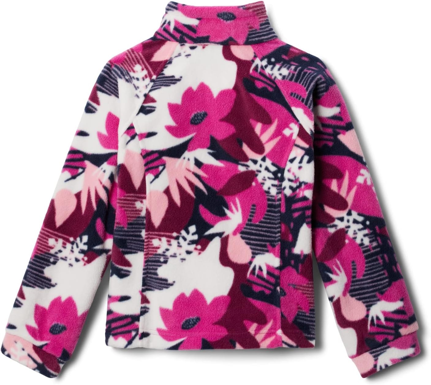 image:imageColumbia Youth Girls Toddler Benton Springs II Printed Fleece JacketWild Fuchsia Scraptanical