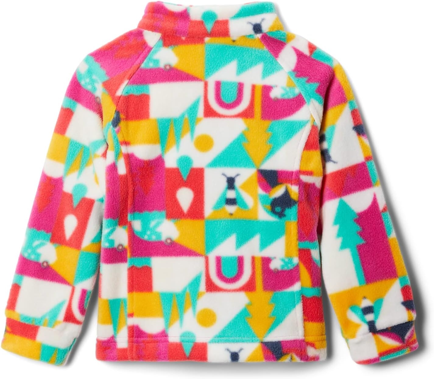 image:imageColumbia Youth Girls Toddler Benton Springs II Printed Fleece JacketWild Fuchsia Summer Escape