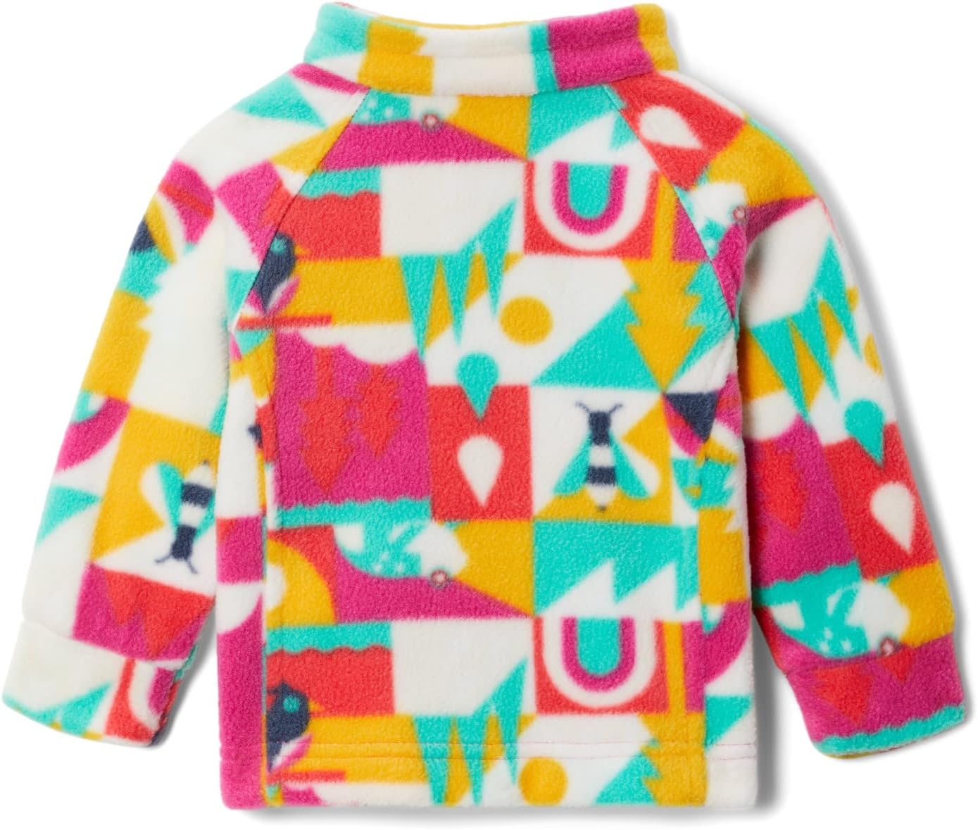 image:imageColumbia Youth Girls Toddler Benton Springs II Printed Fleece JacketWild Fuchsia Summer Escape