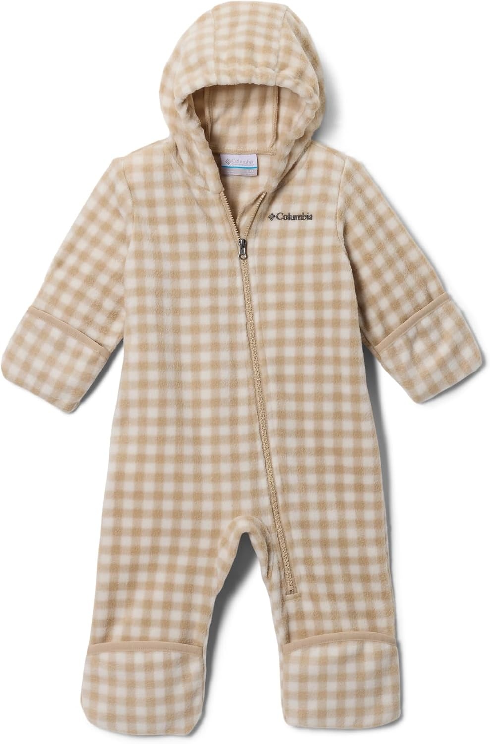 image:imageColumbia Youth Infant Baby Snowtop II Bunting SuitAncient Fossil Gingham