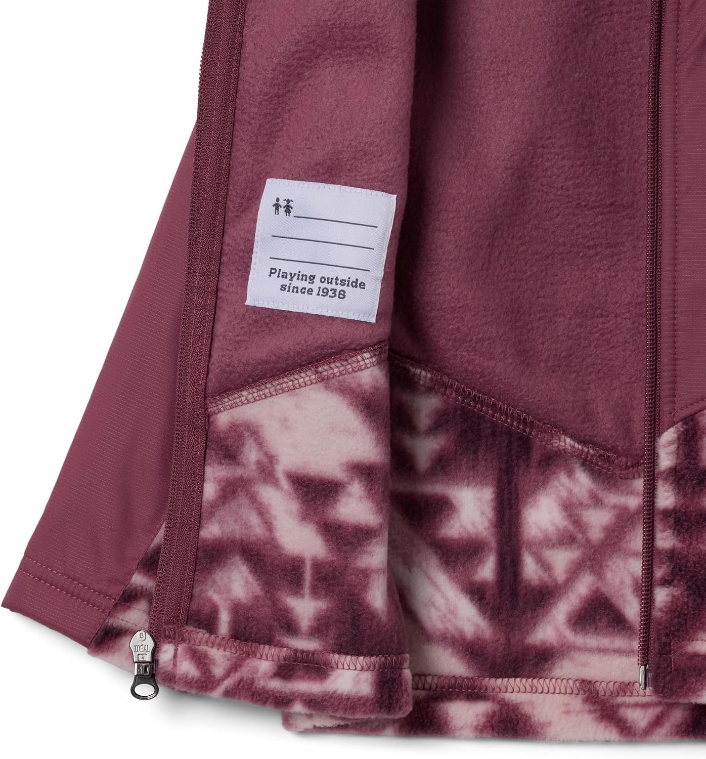 image:imageColumbia Youth Infant Steens Mountain II Overlay Fleece HoodieAntique Mauve SketchupAntique Mauve