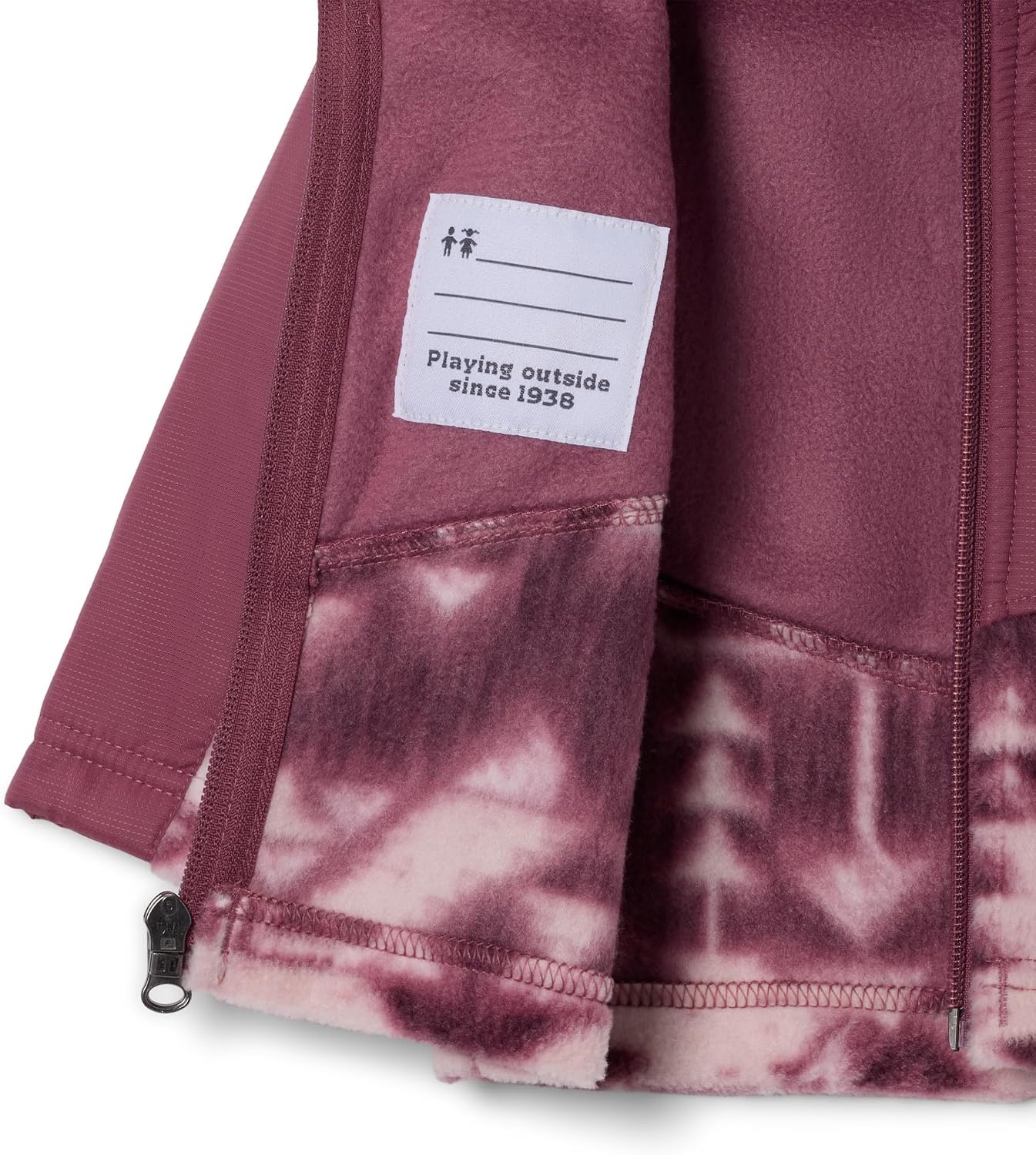 image:imageColumbia Youth Infant Steens Mountain II Overlay Fleece HoodieAntique Mauve SketchupAntique Mauve