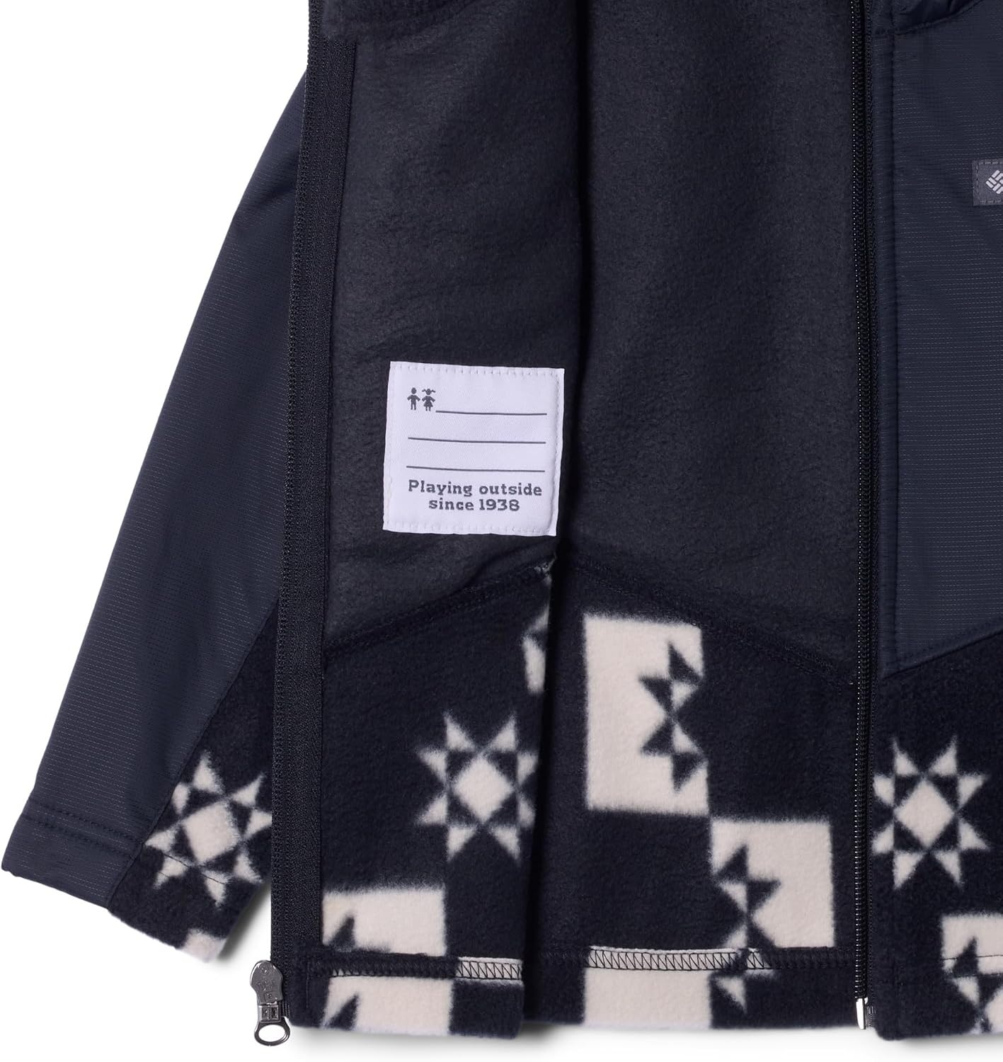 image:imageColumbia Youth Infant Steens Mountain II Overlay Fleece HoodieBlack BoxstarBlack
