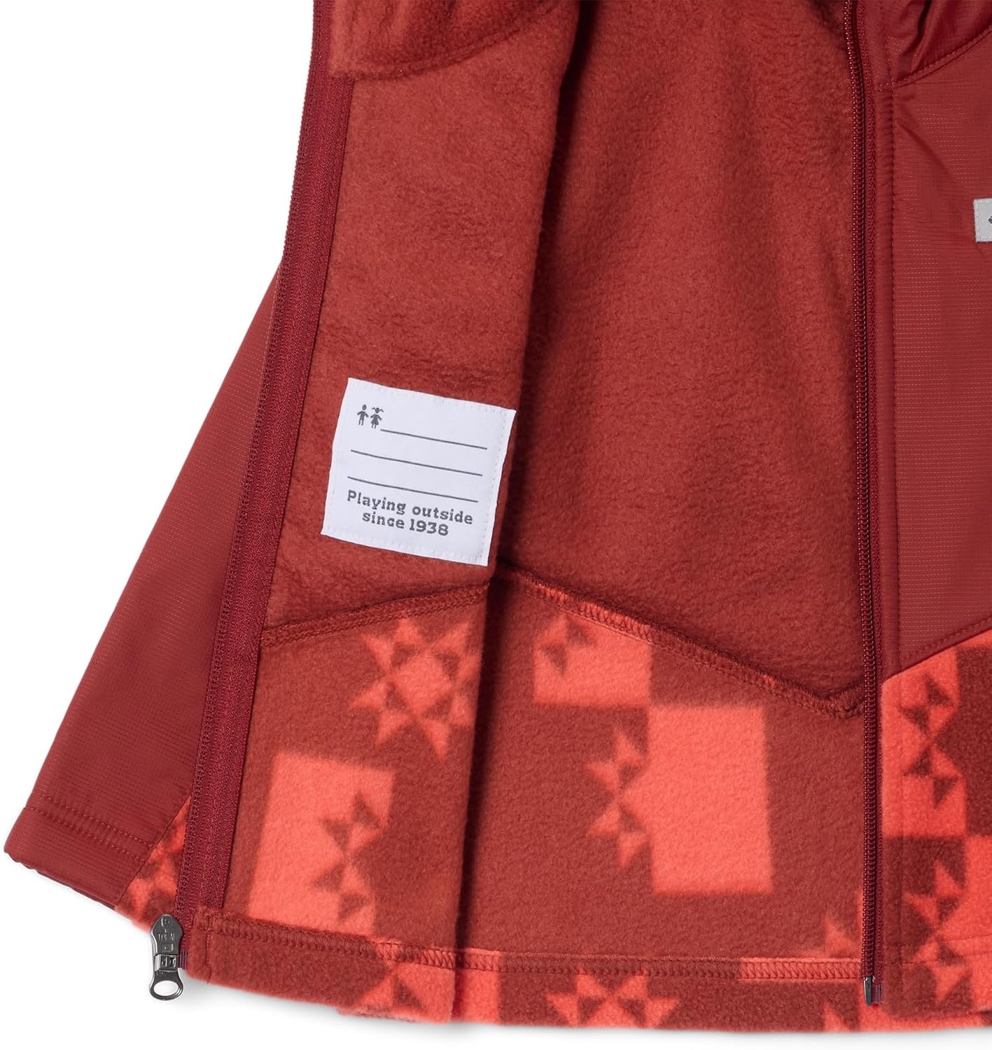 image:imageColumbia Youth Infant Steens Mountain II Overlay Fleece HoodieRed Oxide BoxstarRed Oxide