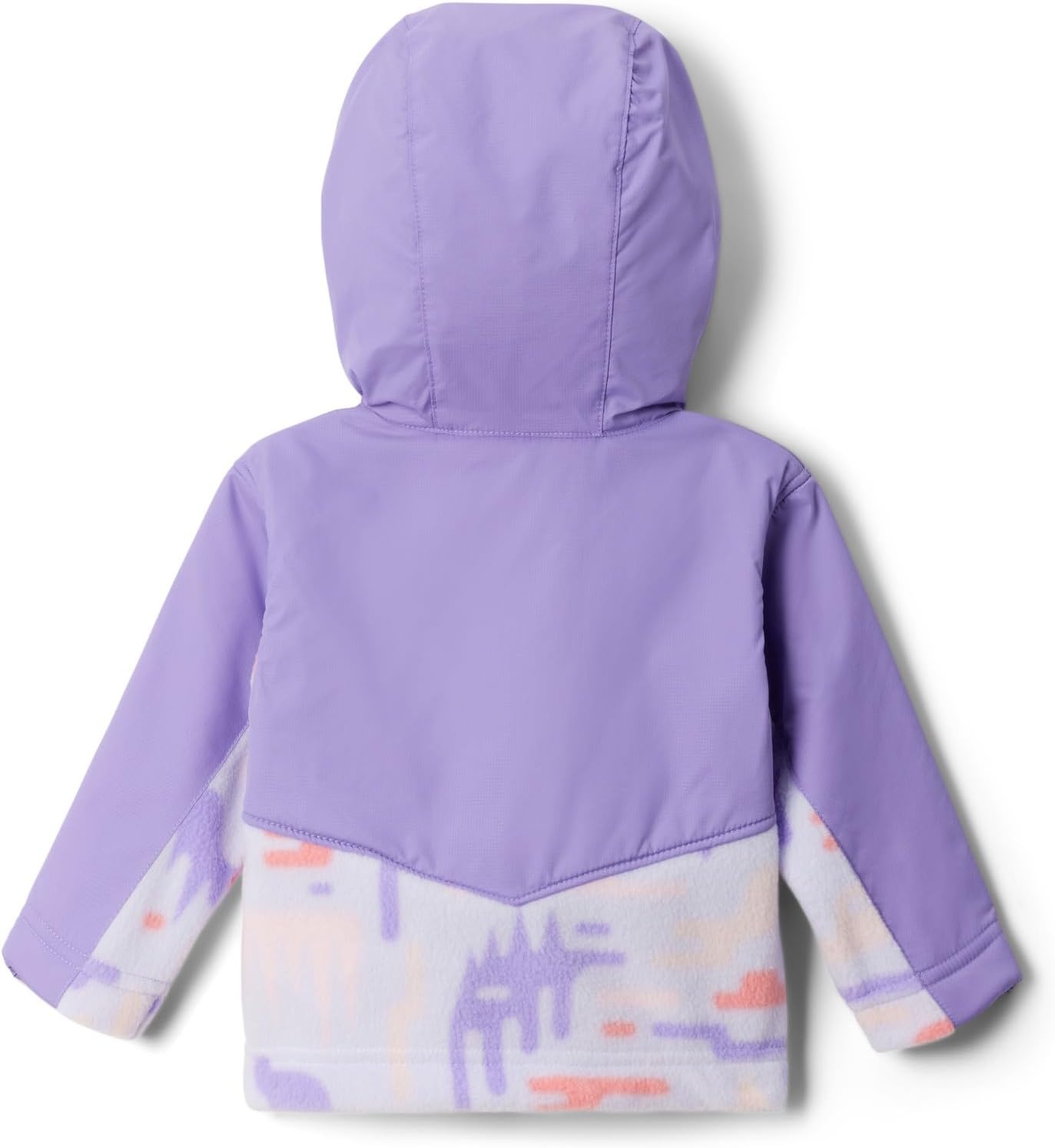 image:imageColumbia Youth Infant Steens Mountain II Overlay Fleece HoodieSnowdrift HighlandPaisley Purple