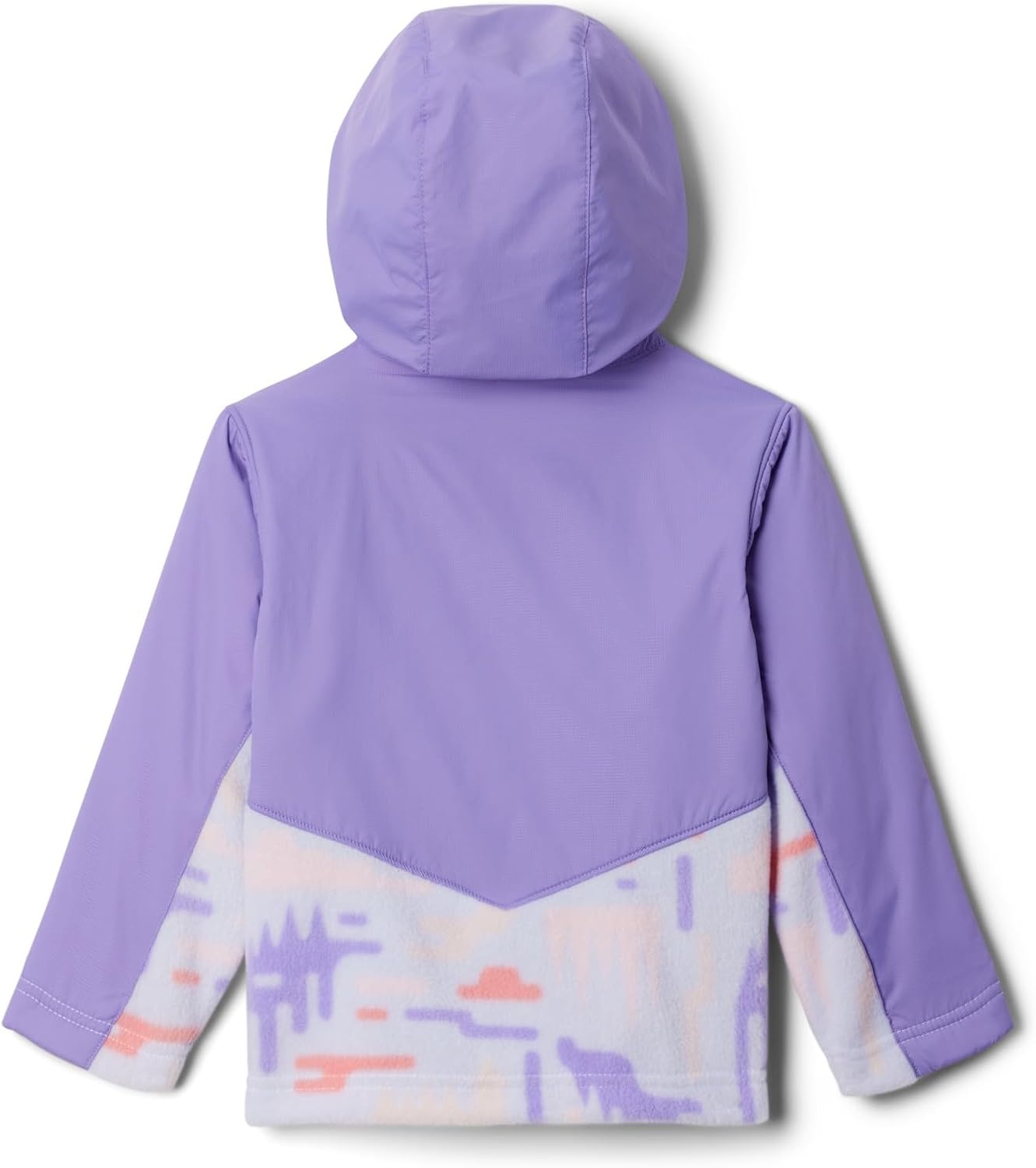 image:imageColumbia Youth Infant Steens Mountain II Overlay Fleece HoodieSnowdrift HighlandPaisley Purple