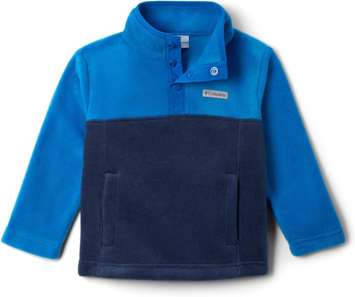 image:imageColumbia Youth Steens Mountain II 14 Snap Fleece PullOverCollegiate NavyBright Indigo