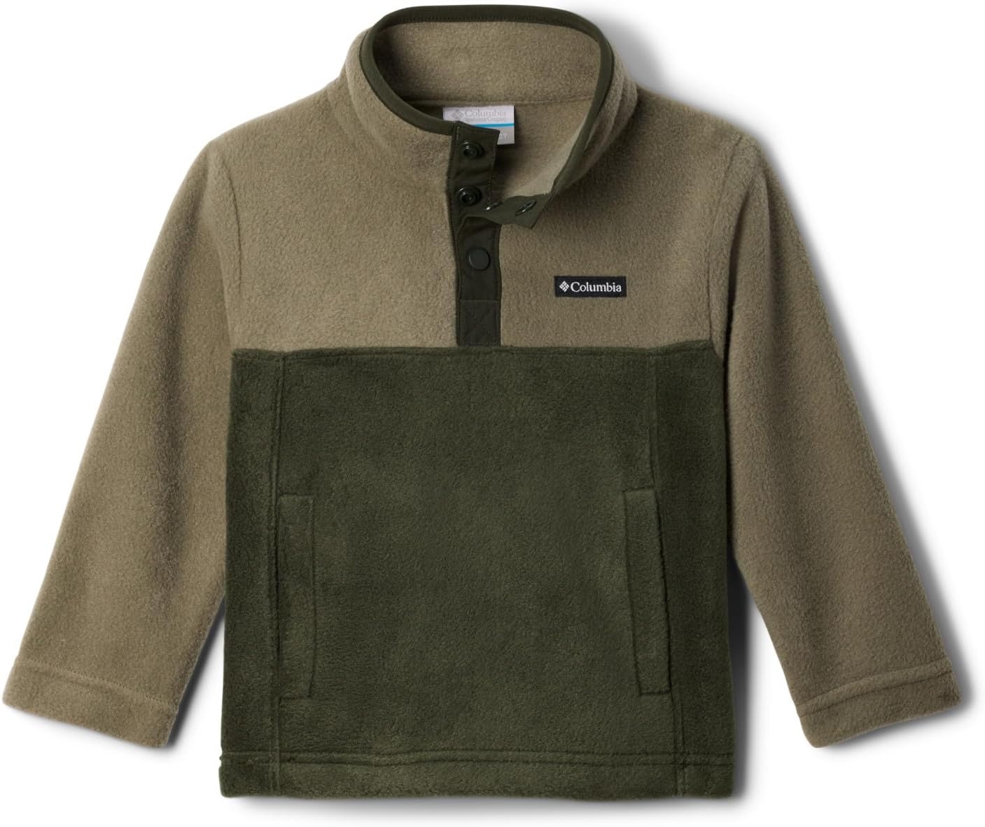 image:imageColumbia Youth Steens Mountain II 14 Snap Fleece PullOverGreenscapeStone Green