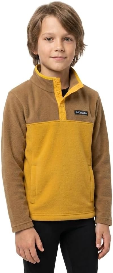 image:imageColumbia Youth Steens Mountain II 14 Snap Fleece PullOverSquashDeltaStinger