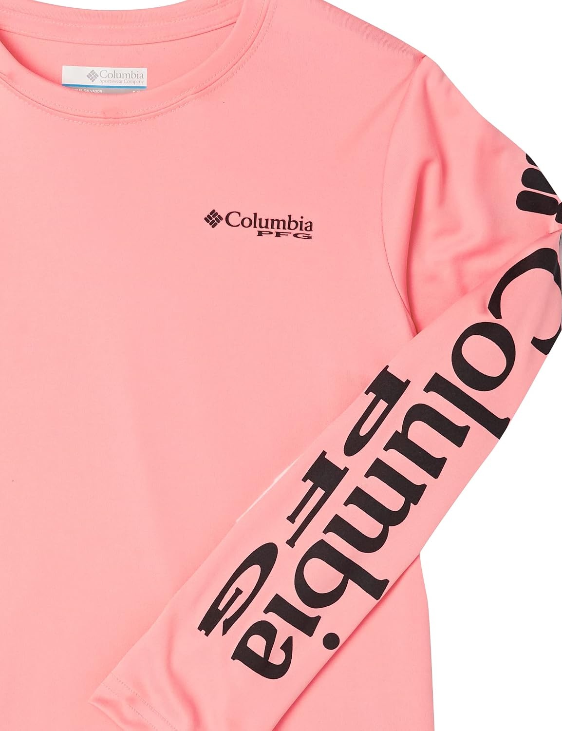 image:imageColumbia boys Terminal Tackle Long Sleeve TeeSorbetBlack Logo