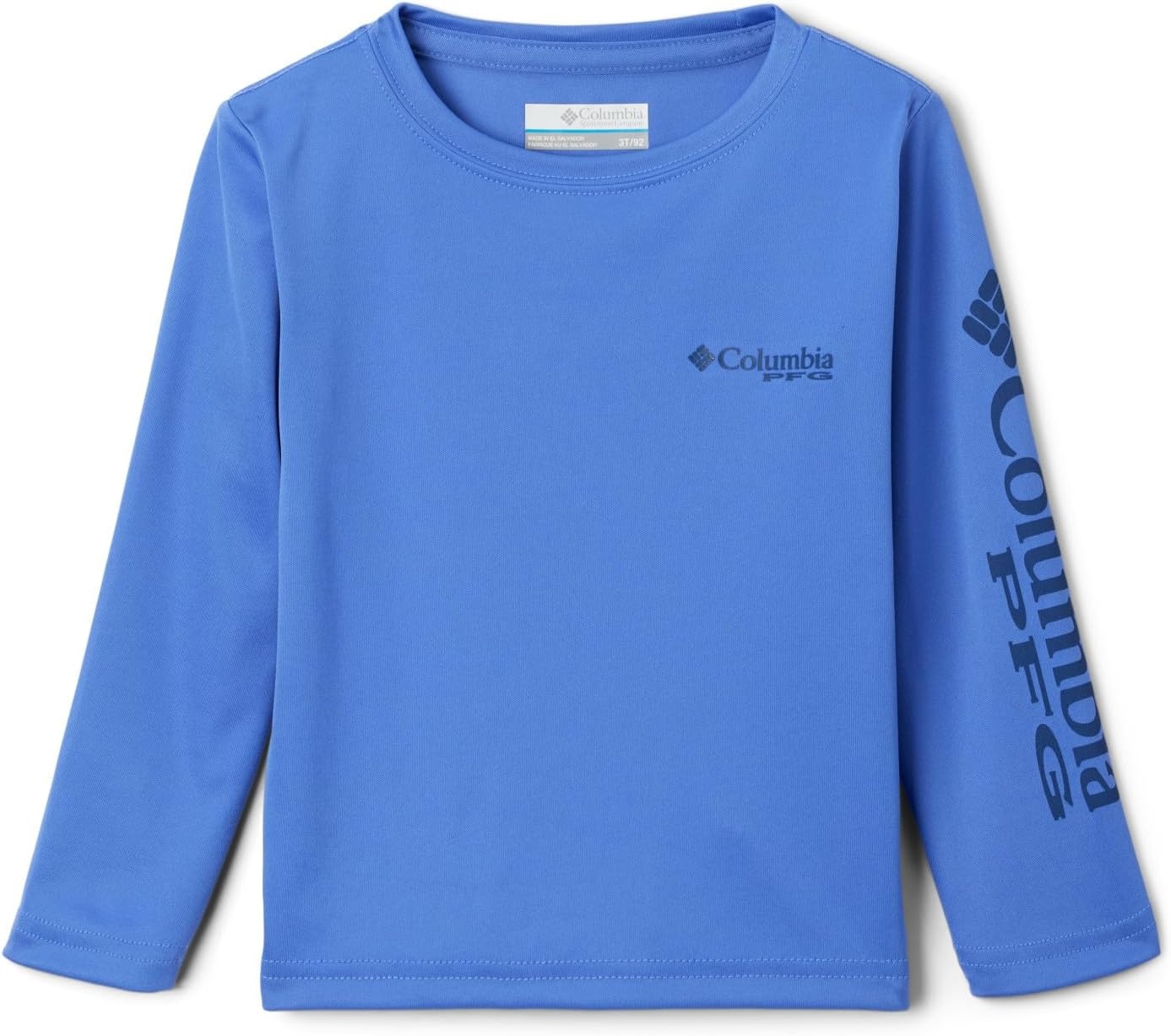 image:imageColumbia boys Terminal Tackle Long Sleeve TeeViolet SeaCarbon Logo