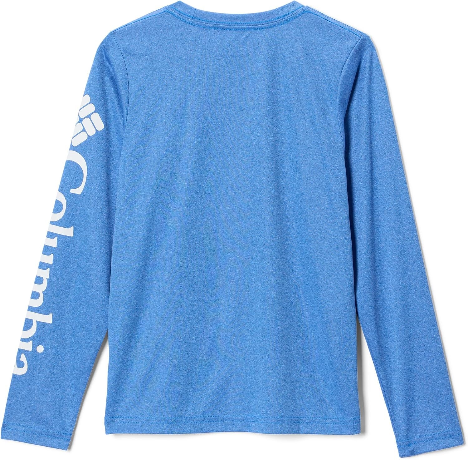 image:imageColumbia boys Terminal Tackle Long Sleeve TeeVivid Blue HeatherWhite Logo