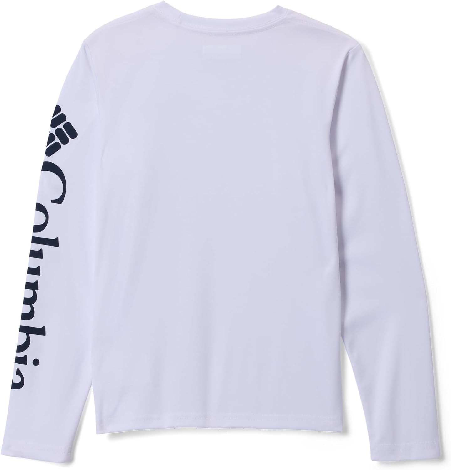 image:imageColumbia boys Terminal Tackle Long Sleeve TeeWhiteCollegiate Navy Logo