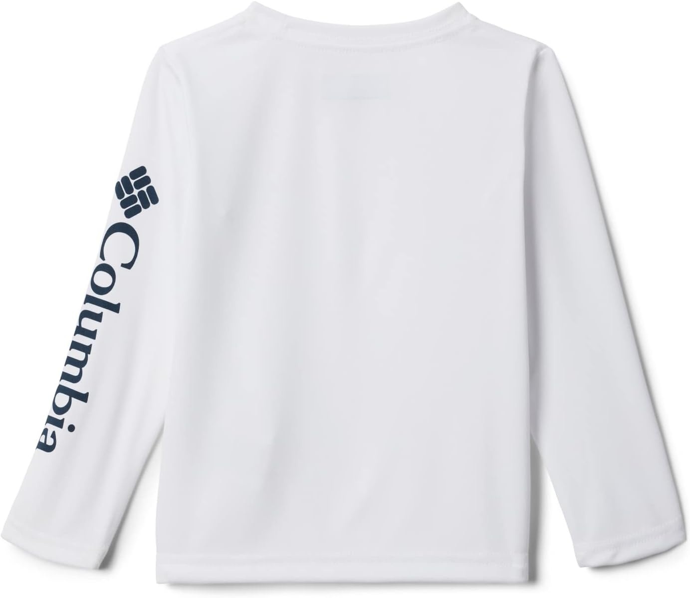 image:imageColumbia boys Terminal Tackle Long Sleeve TeeWhiteCollegiate Navy Logo