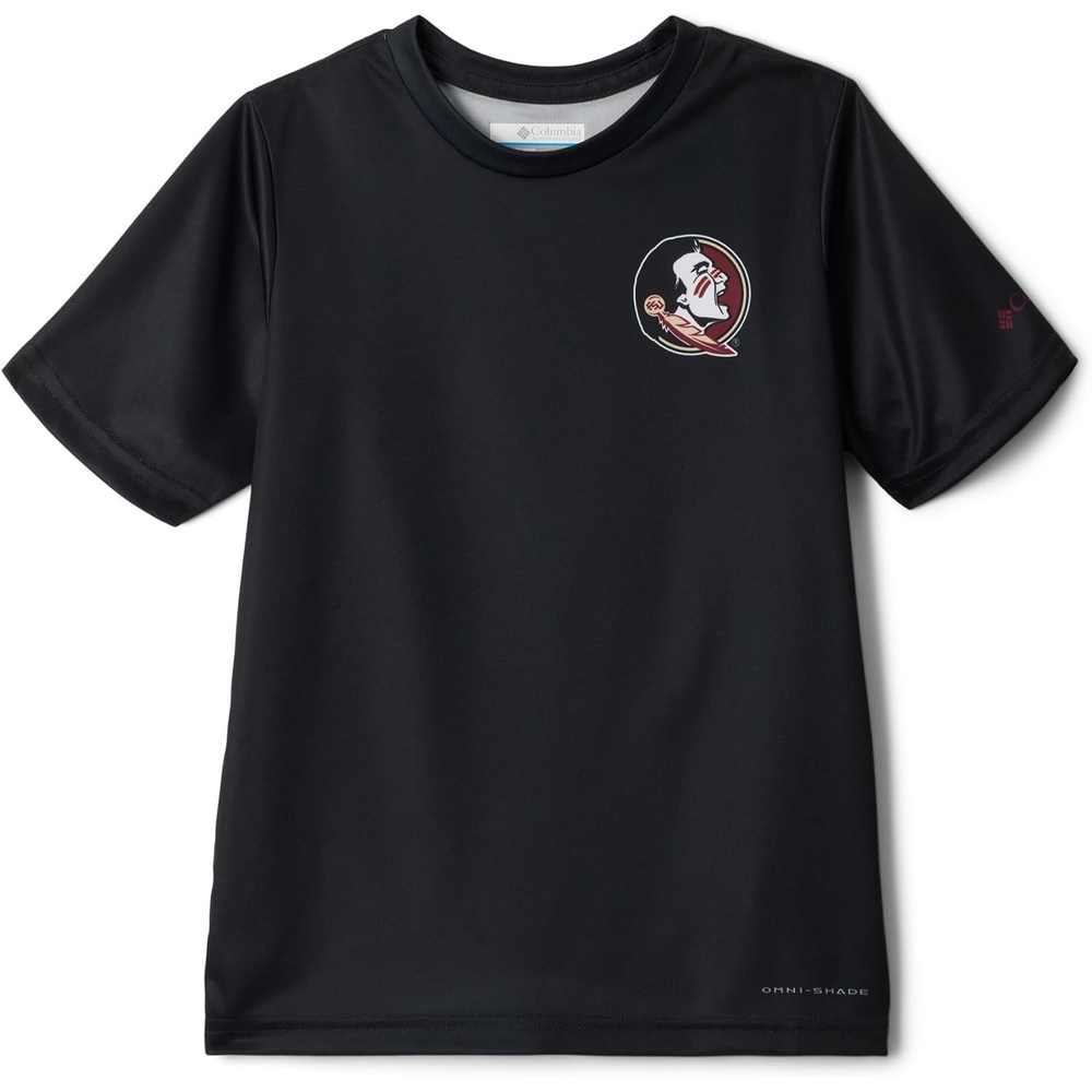 image:imageColumbia Boys Collegiate Terminal Tackle Short Sleeve ShirtFsu Black