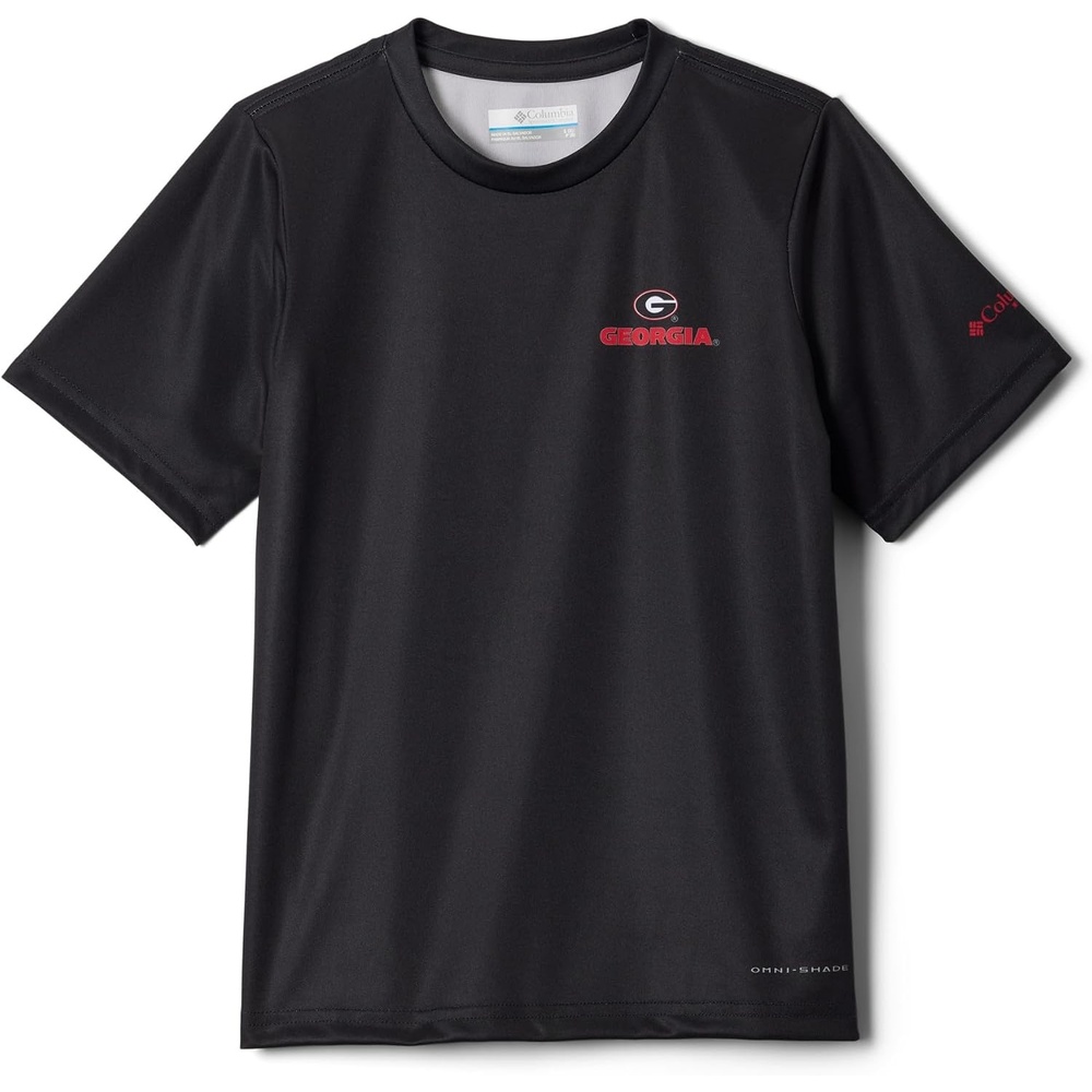 image:imageColumbia Boys Collegiate Terminal Tackle Short Sleeve ShirtUga Black