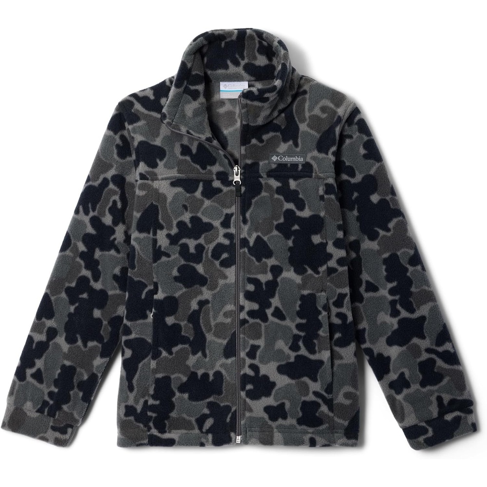 image:imageColumbia Boys Zing Fleece Jacket JacketBlack Puzzle Camo