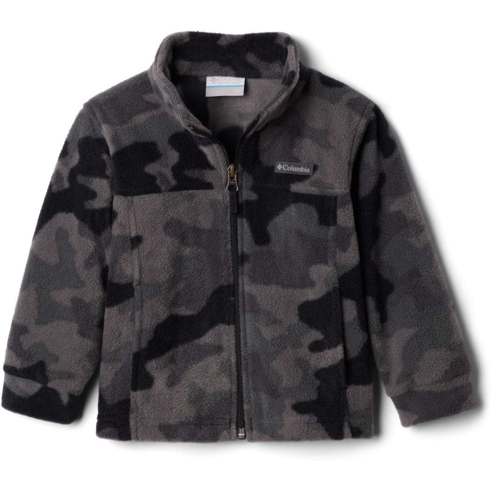 image:imageColumbia Boys Zing Fleece Jacket JacketBlack Trad Camo B Print