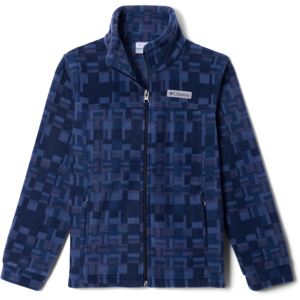 image:imageColumbia Boys Zing Fleece Jacket JacketCollegiate Navy Unwoven