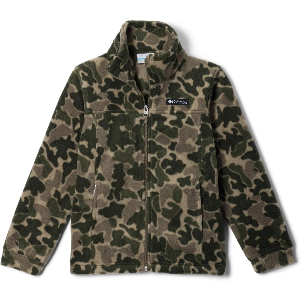 image:imageColumbia Boys Zing Fleece Jacket JacketCreek Puzzle Camo