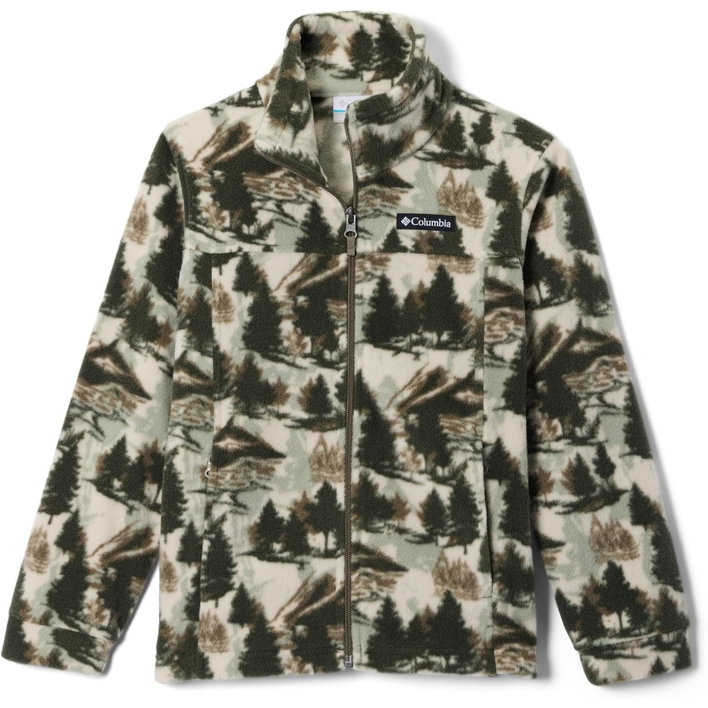 image:imageColumbia Boys Zing Fleece Jacket JacketStone Green Frost Day