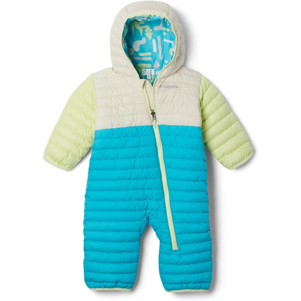 image:imageColumbia Kids Powder Lite II Reversible Bunting InfantGeyserChalkSpring Yellow