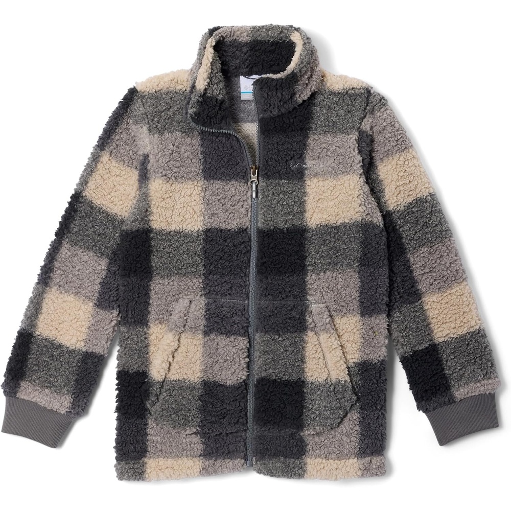 image:imageColumbia Kids Rugged Ridge Ii Printed Sherpa Full Zip little KidBig KidShark Multibuff