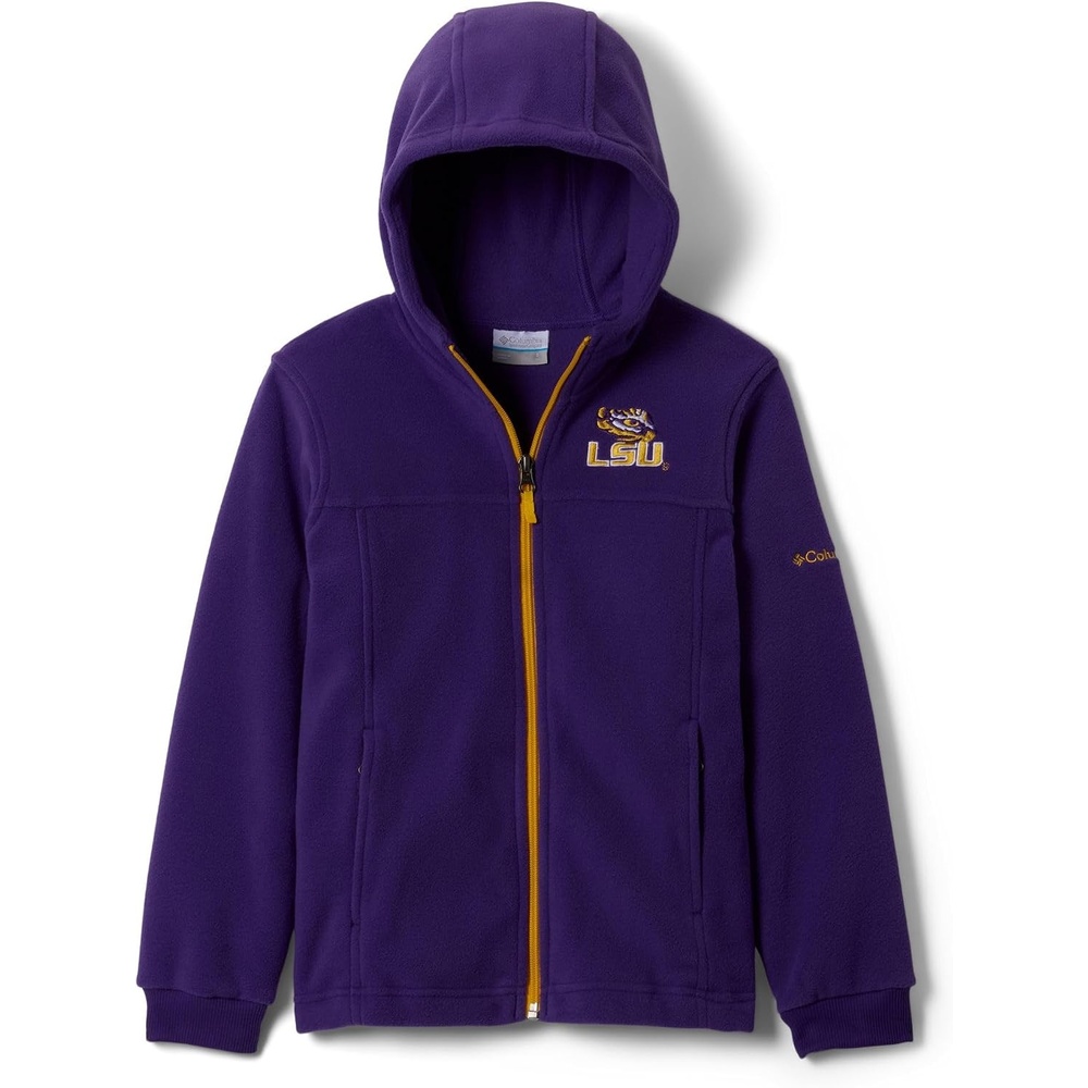 image:imageColumbia Youth Collegiate Flanker Fleece HoodieLsu Vivid Purple