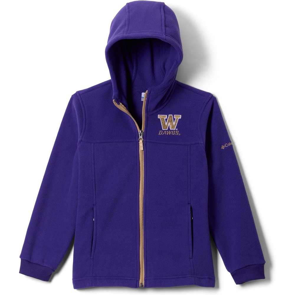 image:imageColumbia Youth Collegiate Flanker Fleece HoodieUw Uw Purple