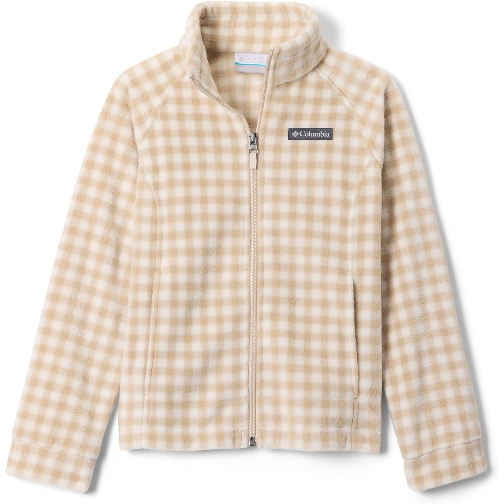 image:imageColumbia Youth Girls Toddler Benton Springs II Printed Fleece JacketAncient Fossil Gingham