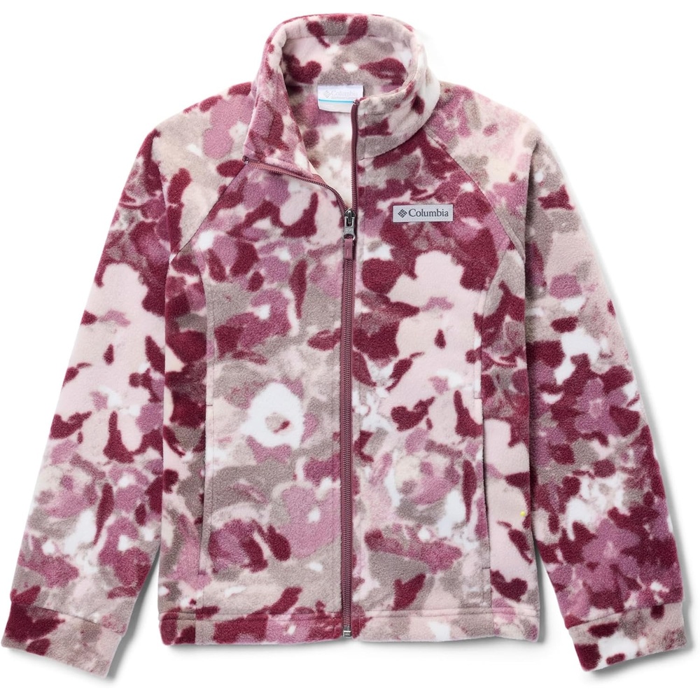 image:imageColumbia Youth Girls Toddler Benton Springs II Printed Fleece JacketAntique Mauve Primroses