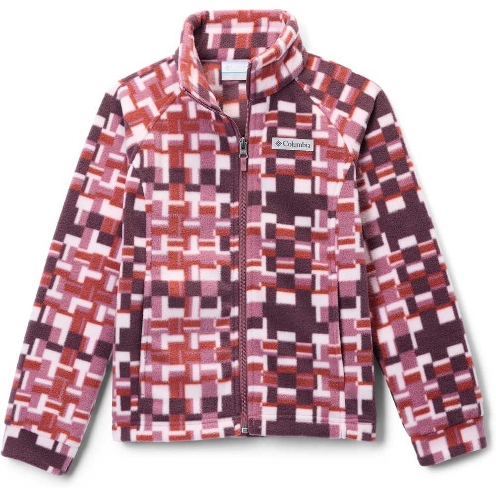 image:imageColumbia Youth Girls Toddler Benton Springs II Printed Fleece JacketAntique Mauve Unwoven