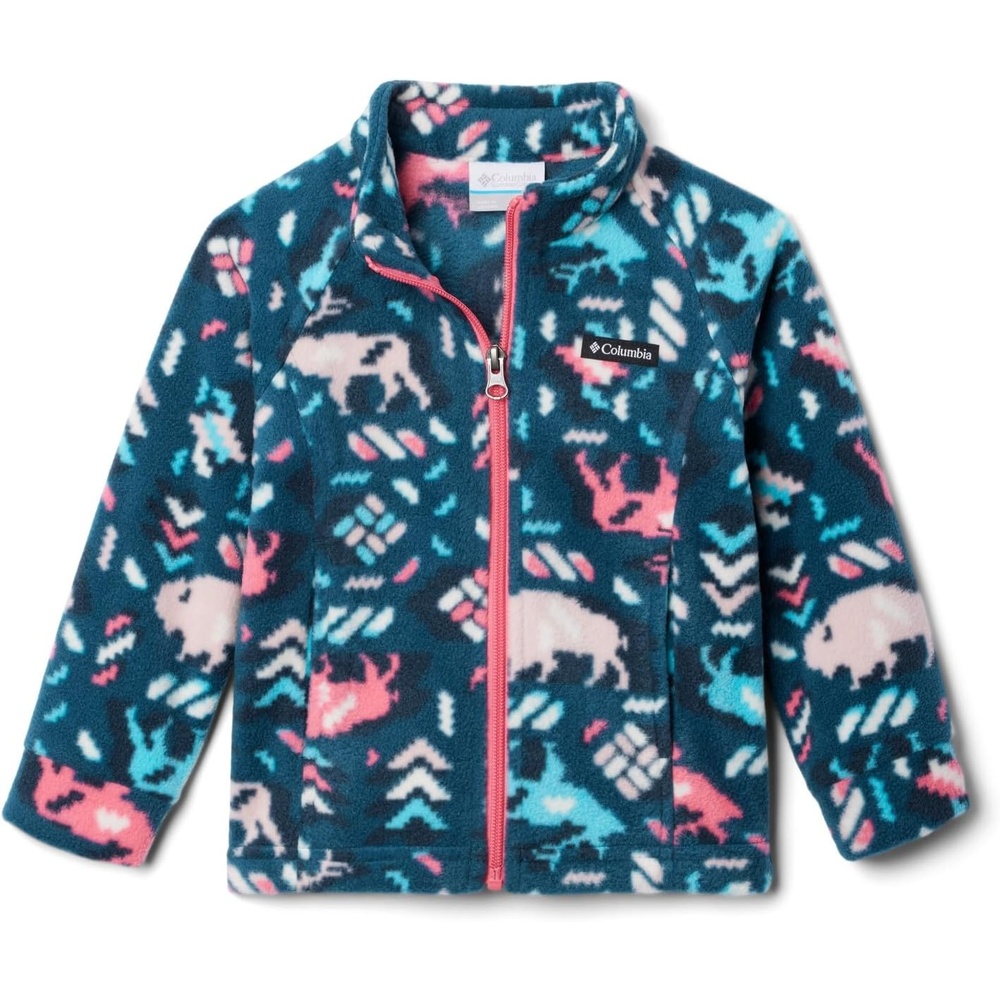 image:imageColumbia Youth Girls Toddler Benton Springs II Printed Fleece JacketCamellia Rose Buffaloroam
