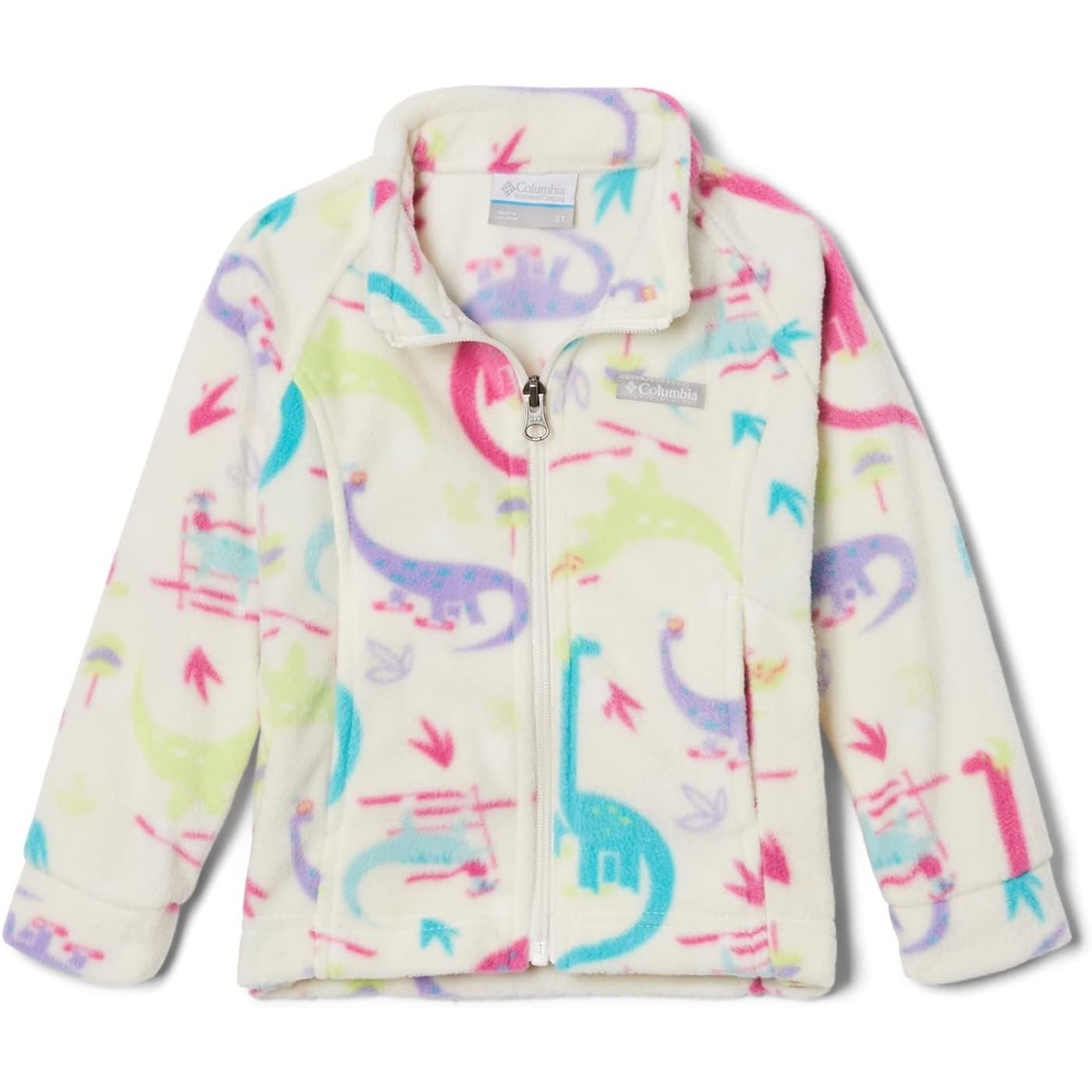 image:imageColumbia Youth Girls Toddler Benton Springs II Printed Fleece JacketChalk Skisaurus