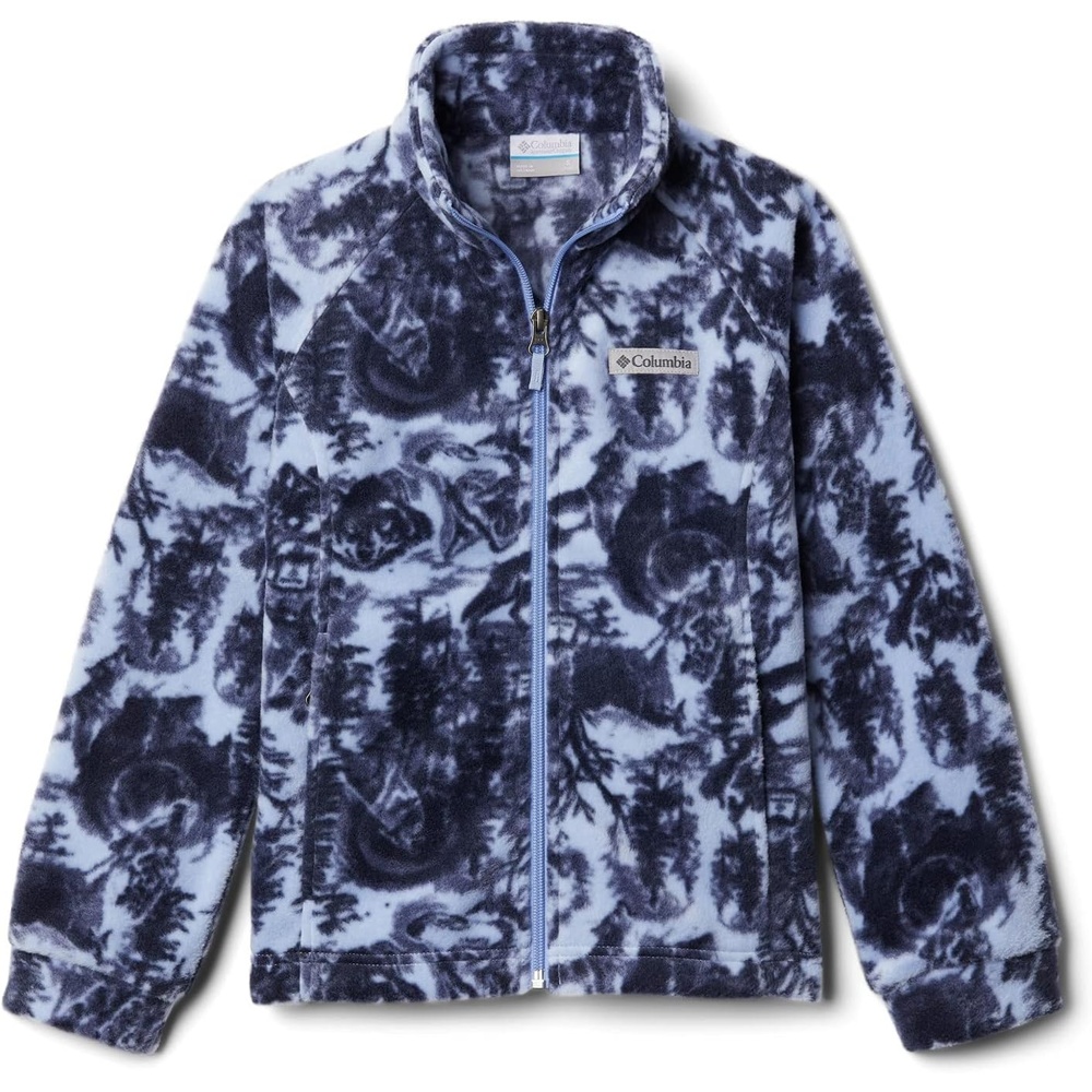 image:imageColumbia Youth Girls Toddler Benton Springs II Printed Fleece JacketEmpress Wolfscape