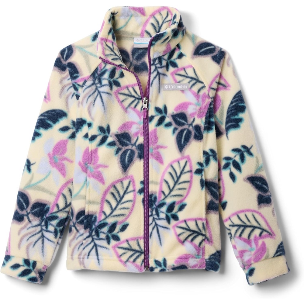 image:imageColumbia Youth Girls Toddler Benton Springs II Printed Fleece JacketLemon Wash Pasteled