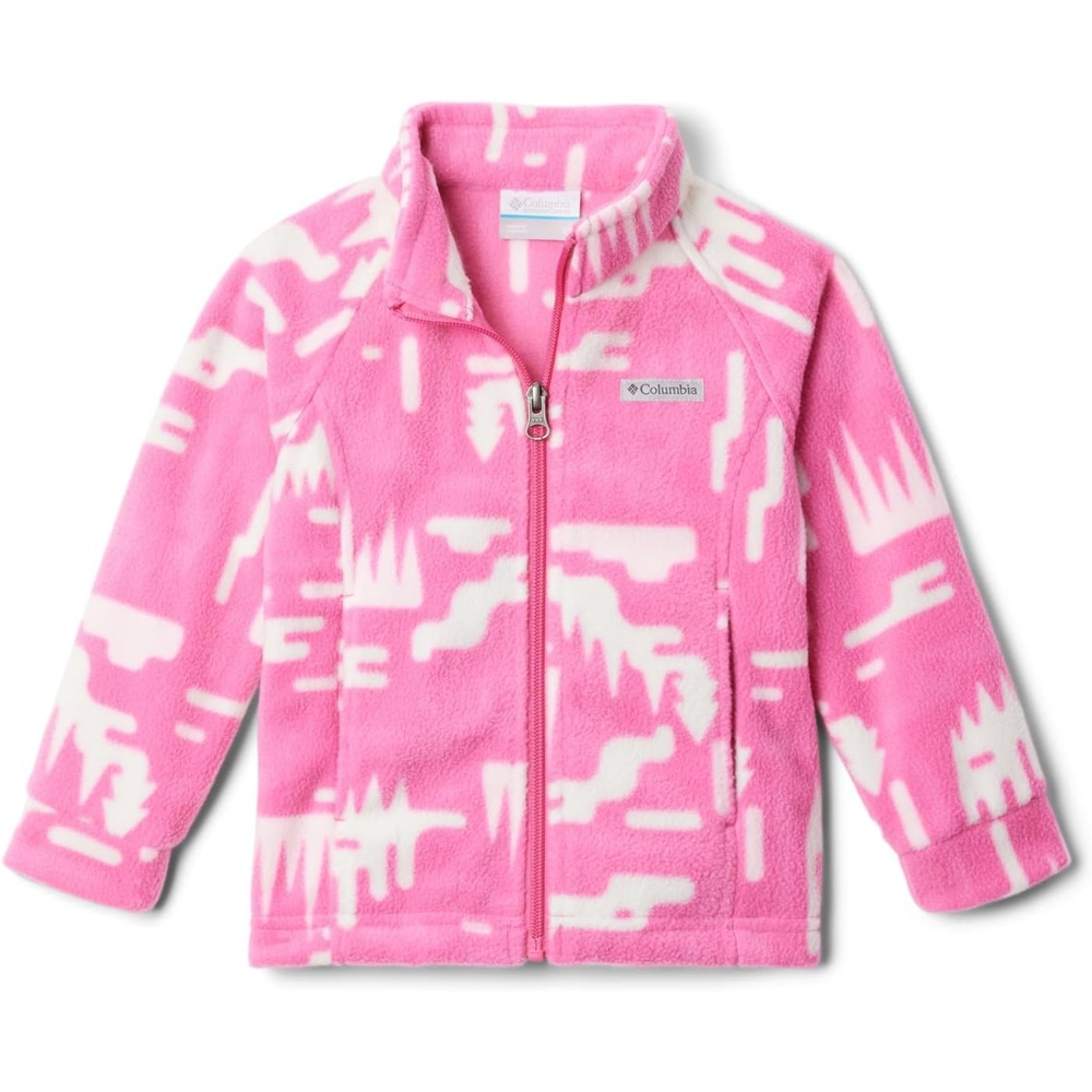 image:imageColumbia Youth Girls Toddler Benton Springs II Printed Fleece JacketPink Ice Highland