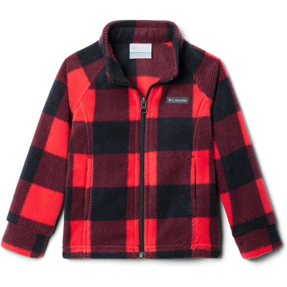 image:imageColumbia Youth Girls Toddler Benton Springs II Printed Fleece JacketRed Lily Check