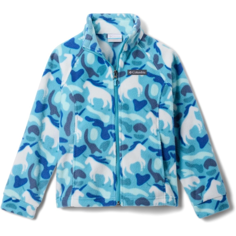 image:imageColumbia Youth Girls Toddler Benton Springs II Printed Fleece JacketVintage Blue Uniflauge