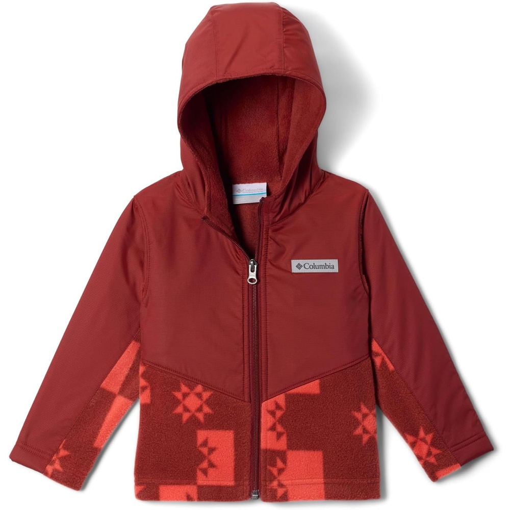 image:imageColumbia Youth Infant Steens Mountain II Overlay Fleece HoodieRed Oxide BoxstarRed Oxide