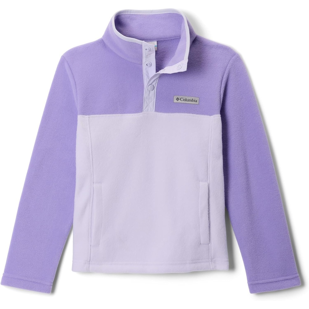 image:imageColumbia Youth Steens Mountain II 14 Snap Fleece PullOverPurple TintPaisley Purple