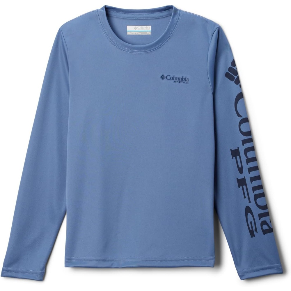 image:imageColumbia boys Terminal Tackle Long Sleeve TeeBluestoneCollegiate Navy