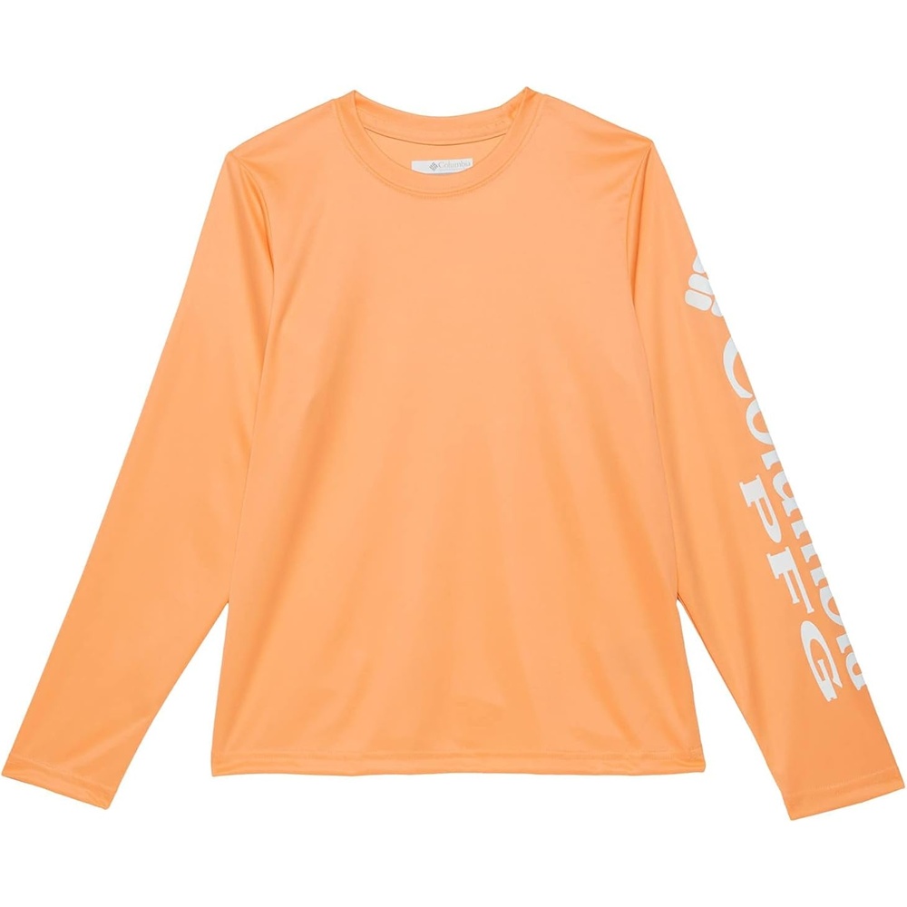 image:imageColumbia boys Terminal Tackle Long Sleeve TeeBright NectarWhite Logo