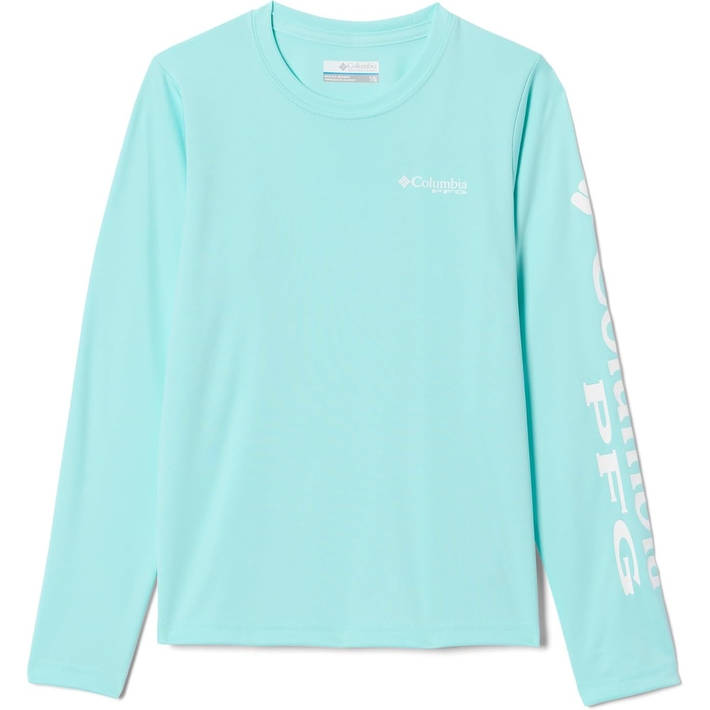 image:imageColumbia boys Terminal Tackle Long Sleeve TeeGulf StreamWhite Pfg
